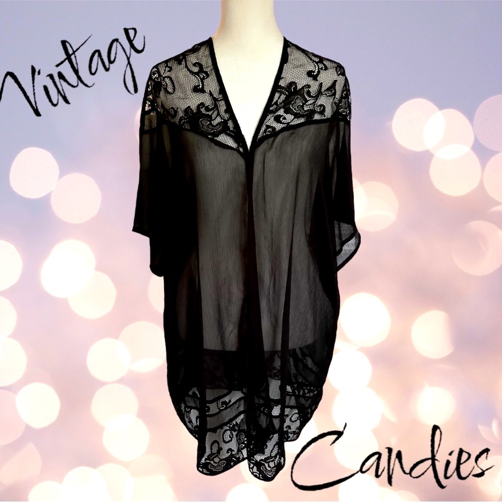 Vintage Candie’s Sheer Robe or Cover-up